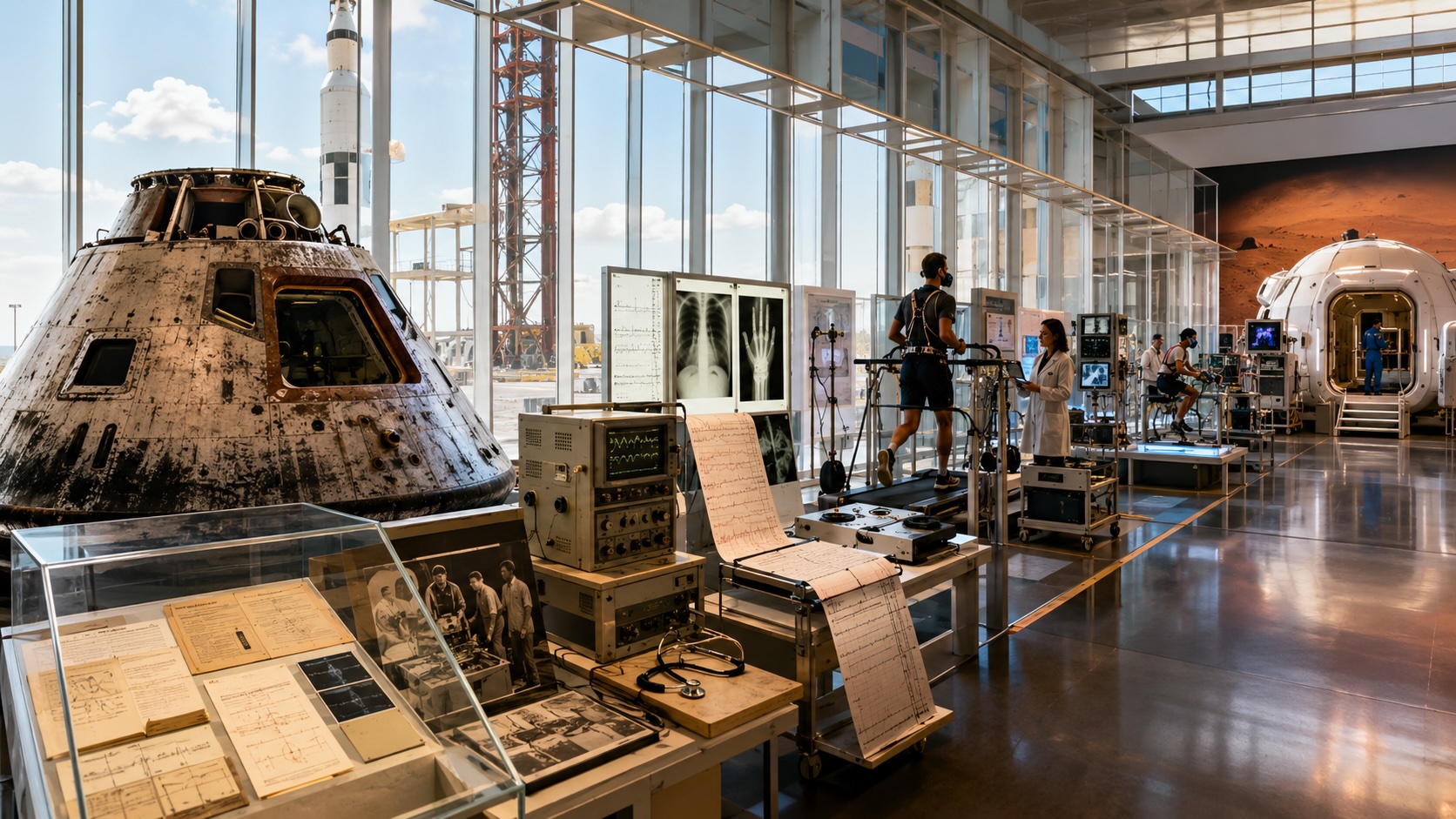 Apollo 11 и развитие космической медицины: командный модуль, медицинские приборы, обследование астронавтов и подготовка миссий к Марсу