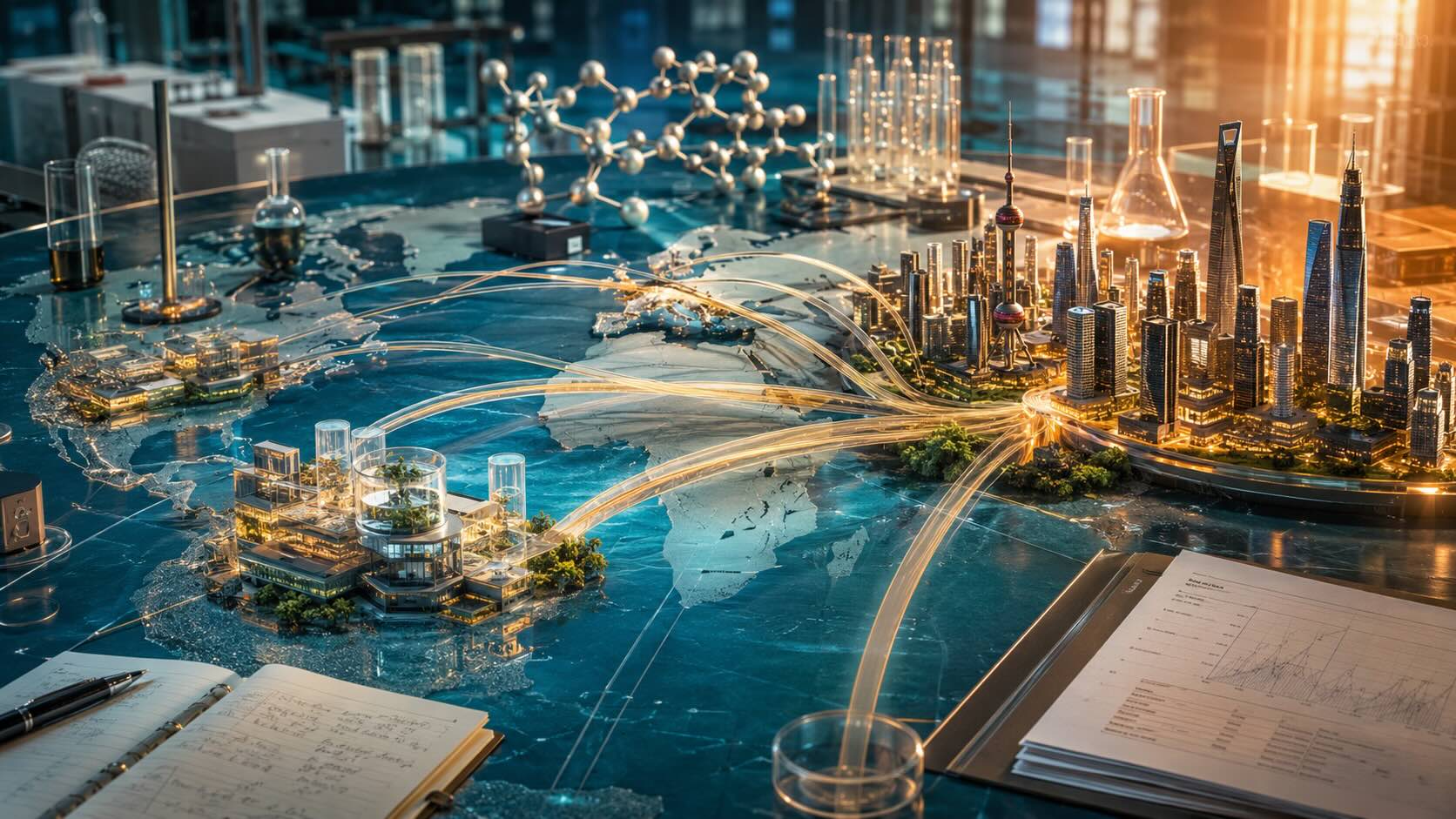 Глобальная сеть фармацевтических инноваций с центром в Китае: исследования, молекулы и лицензионные связи между Азией, Европой и Северной Америкой