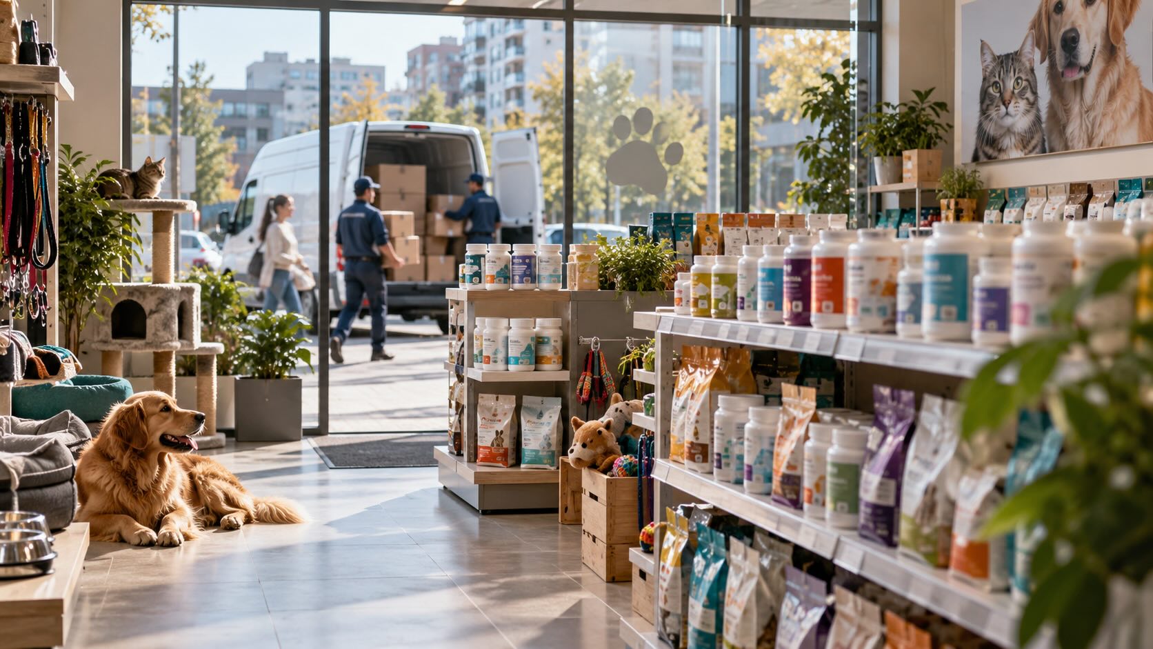 Кормовые добавки в зоомагазине и работа курьеров за витриной: онлайн-продажи впервые превысили половину российского рынка в рублях.